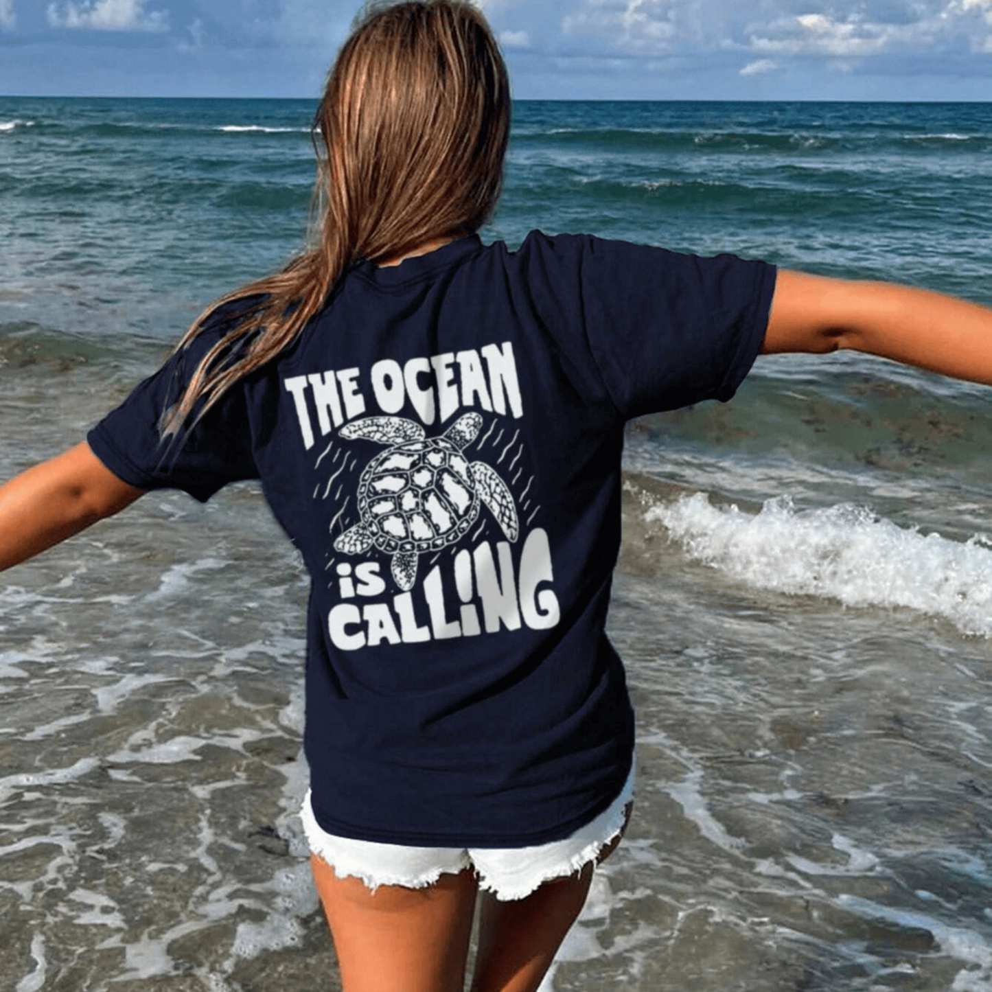 The Ocean Is Calling Tee V2