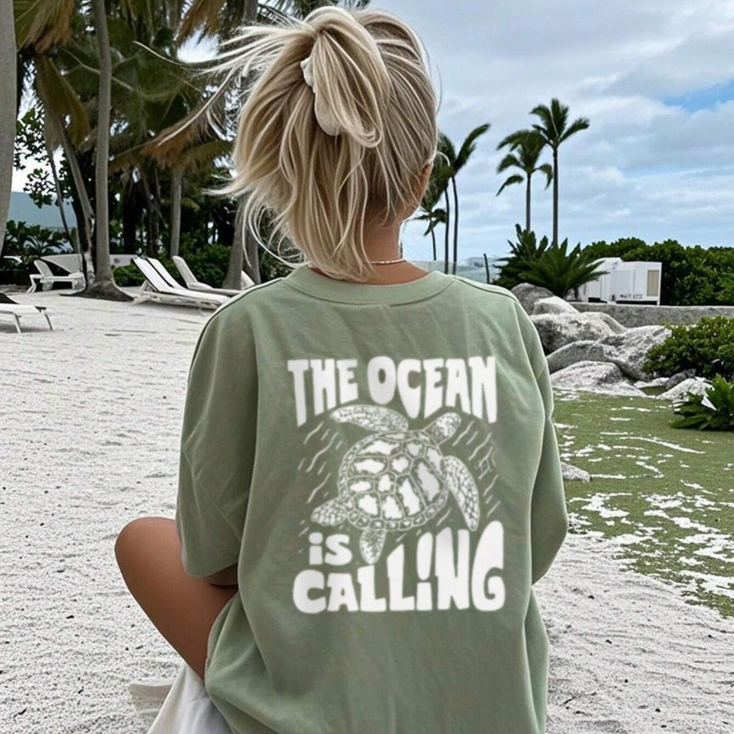The Ocean Is Calling Tee V2