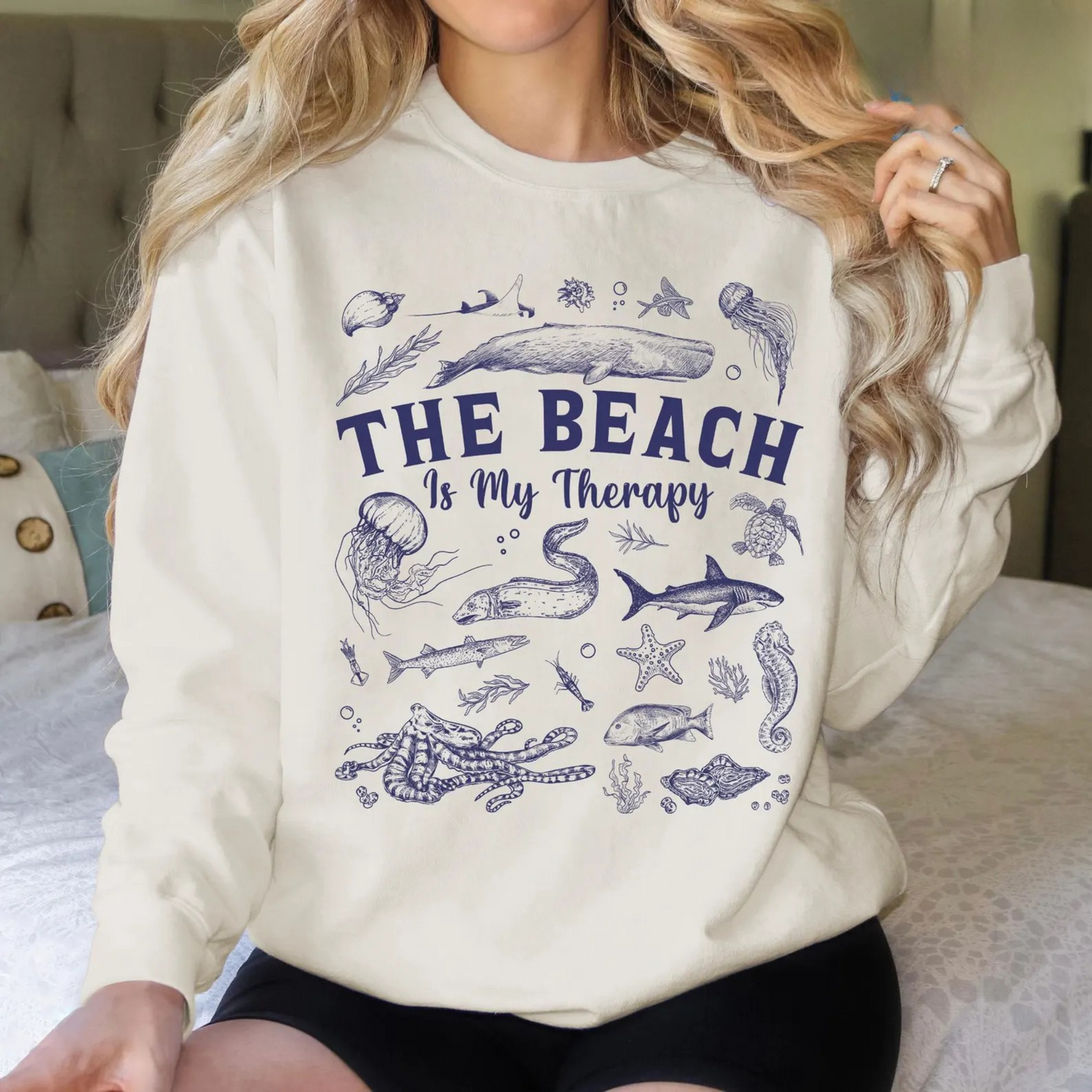 The Beach Is My Therapy Tee V2