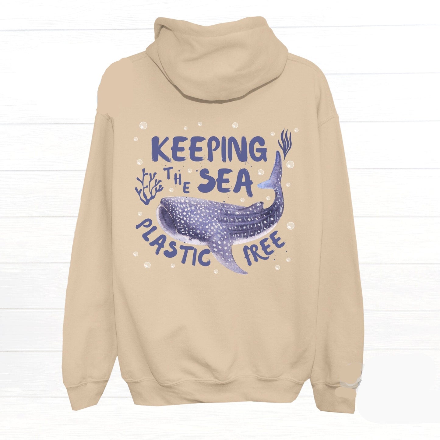 Plastic Free Whale Shark Hoodie