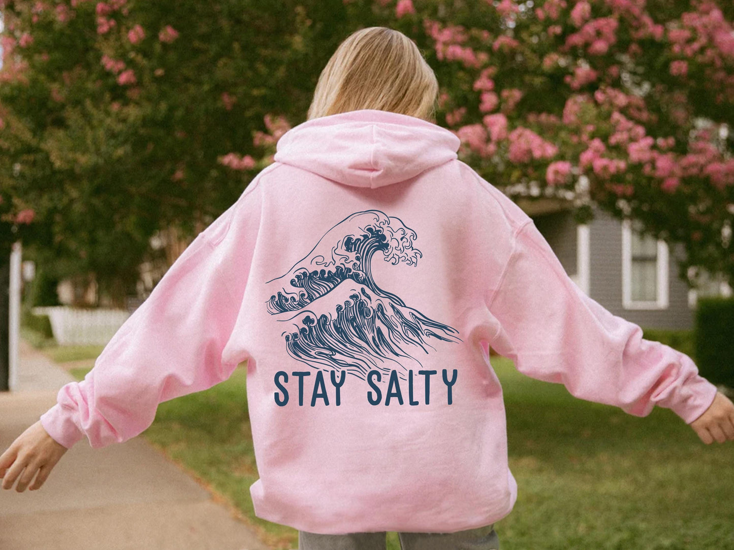 Stay Salty Wave Hoodie