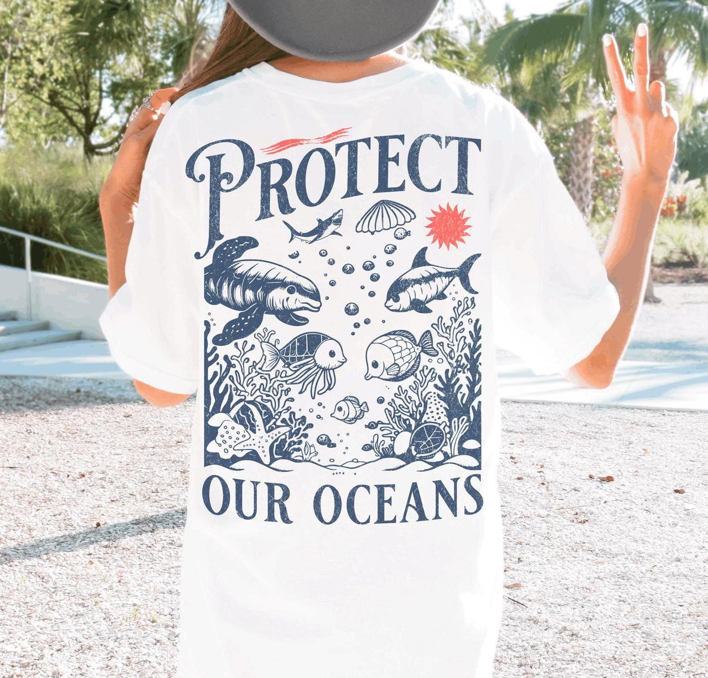 Protect Our Ocean Tee V10