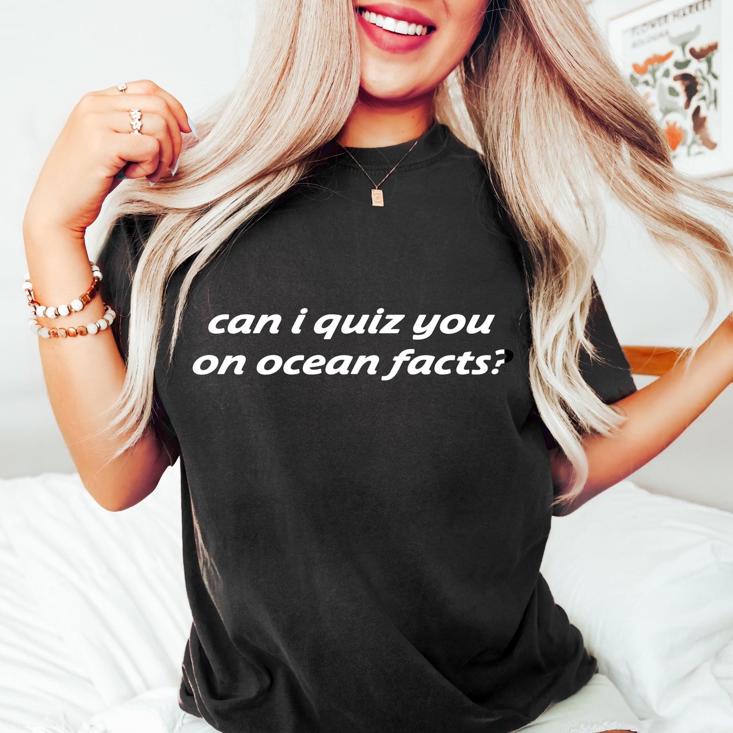 Can I Quiz You On Ocean Facts Tee