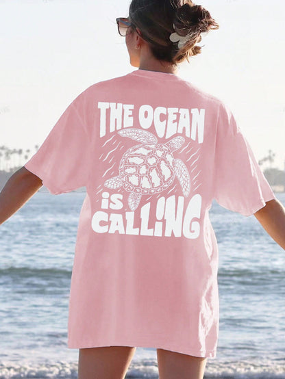 The Ocean Is Calling Tee V3