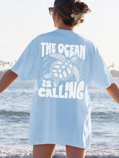 The Ocean Is Calling Tee V3