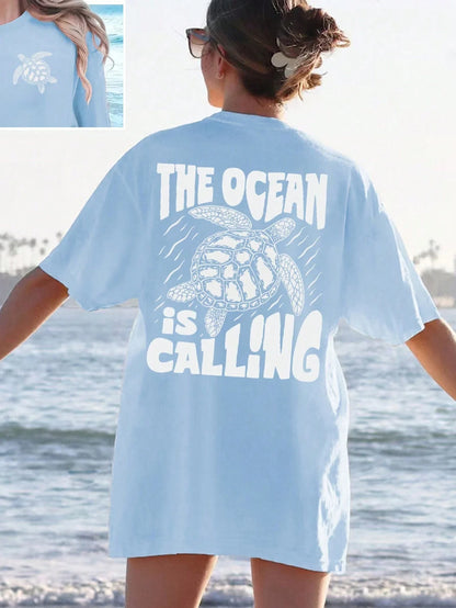 The Ocean Is Calling Tee V3