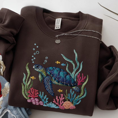 Ocean Turtle Sweatshirt 2