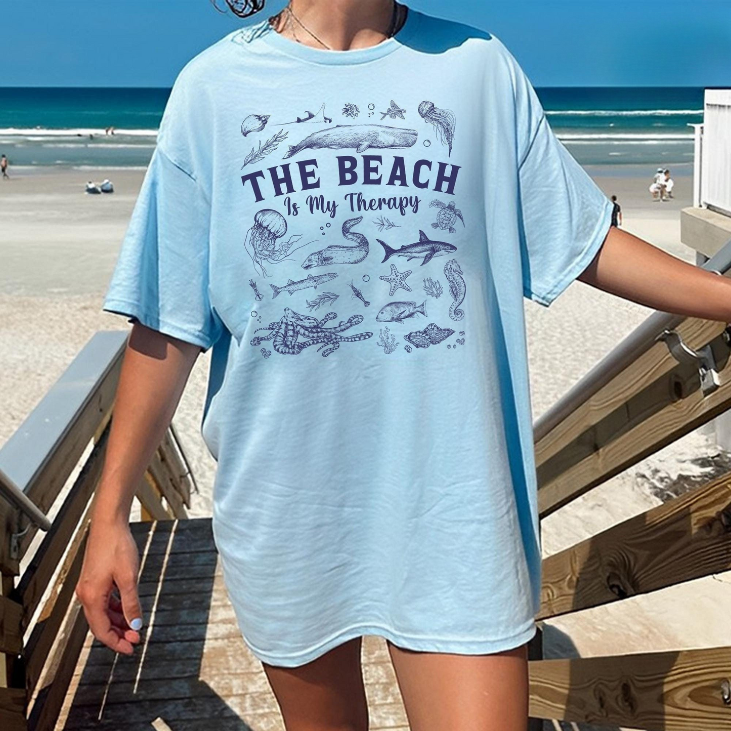 The Beach Is My Therapy T-Shirt