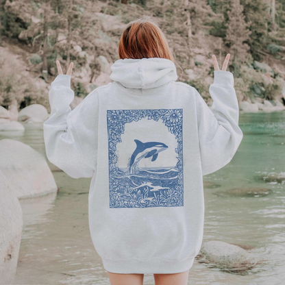 Ocean Graphic Whale Sweatshirt