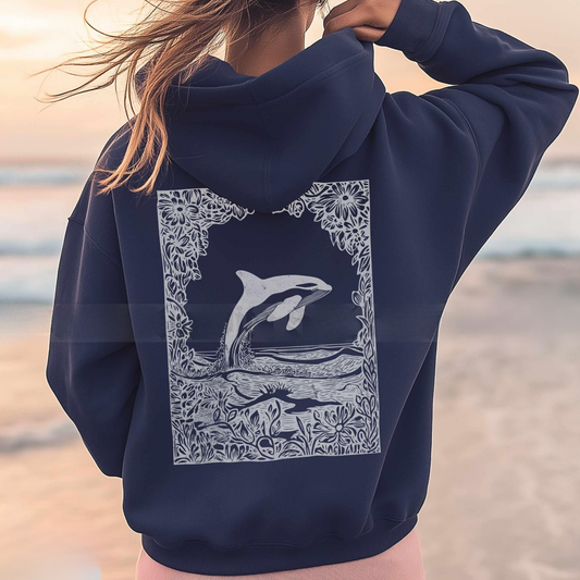 Ocean Graphic Whale Sweatshirt