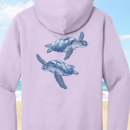 Sea Turtle Backprint Hoodie