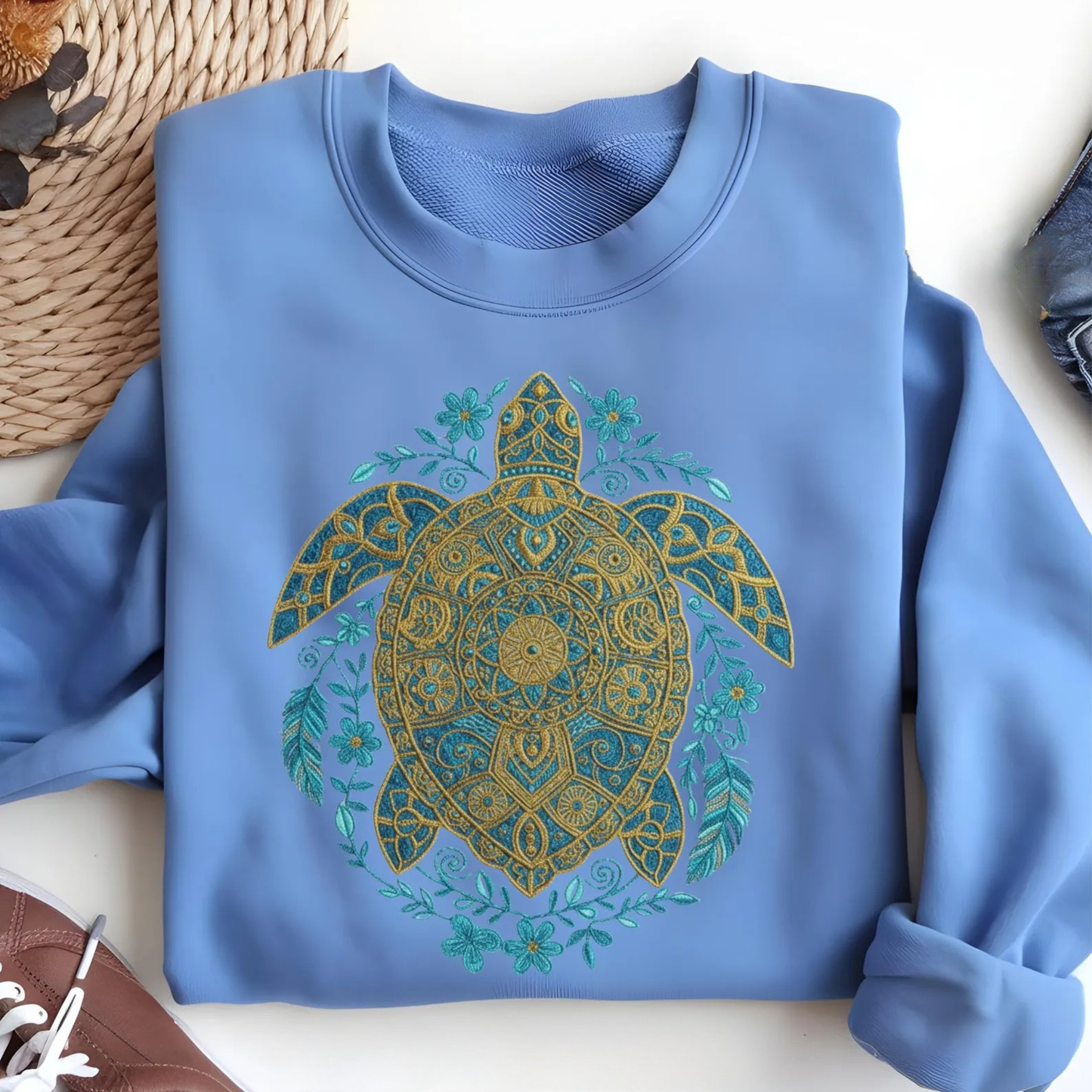 Ocean Turtle Sweater V4