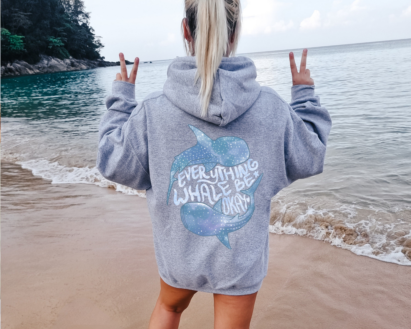 Whale Be Okay Hoodie