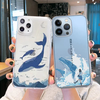 Blue Whale iPhone Case