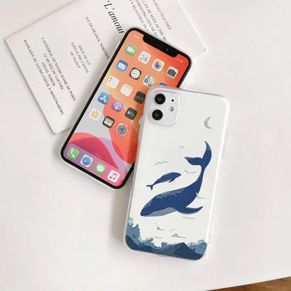 Blue Whale iPhone Case