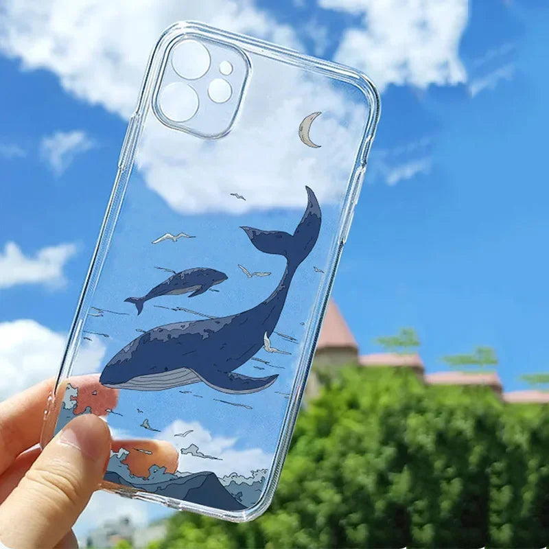 Blue Whale iPhone Case