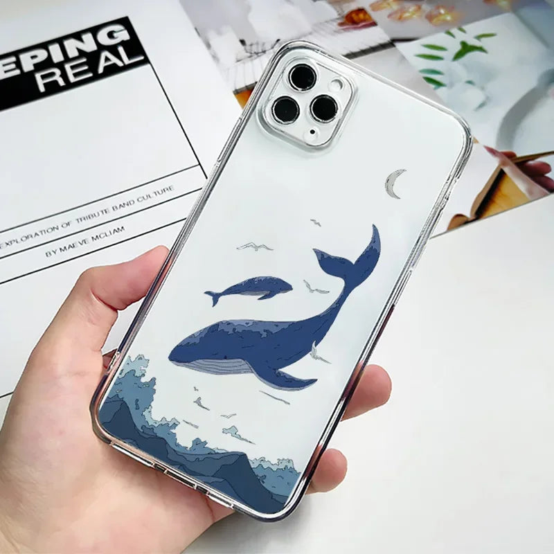 Blue Whale iPhone Case