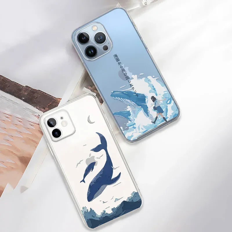 Blue Whale iPhone Case