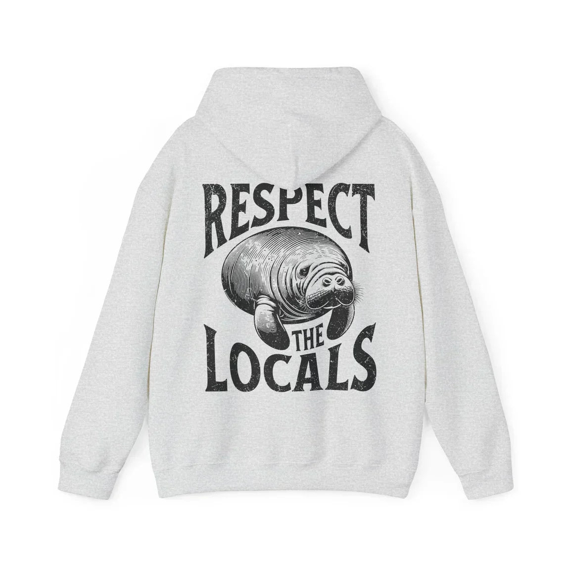 Respect The Locals Manatee Hoodie