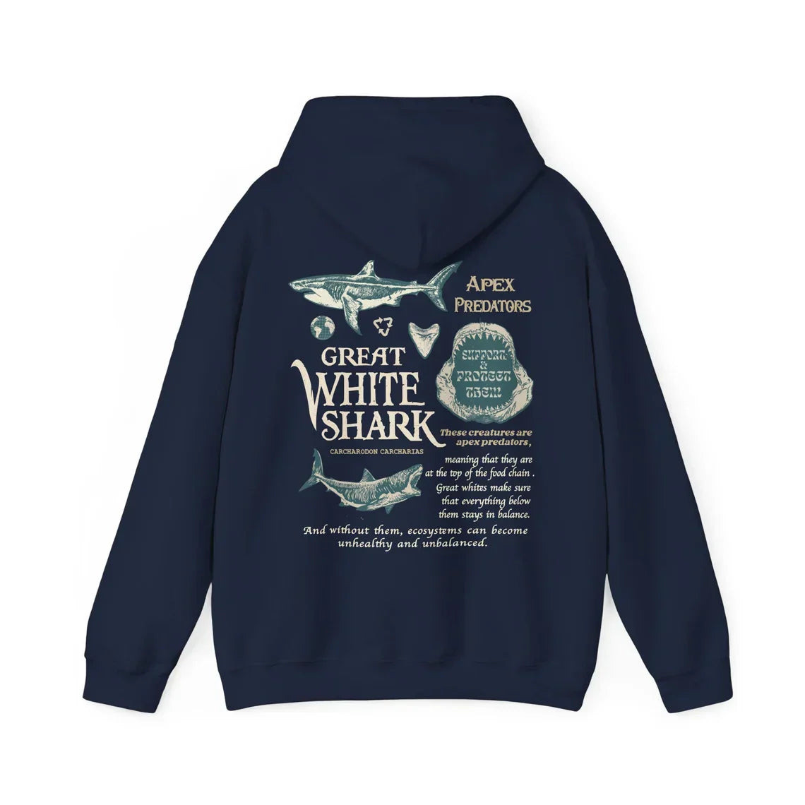 Great White Shark Hoodie