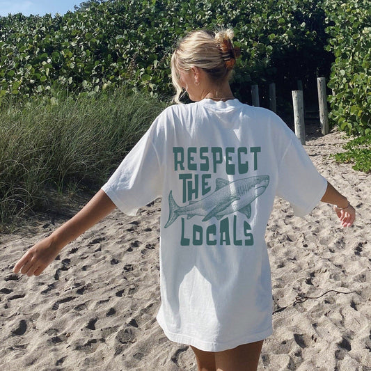 Respect The Locals Shark Tee V2