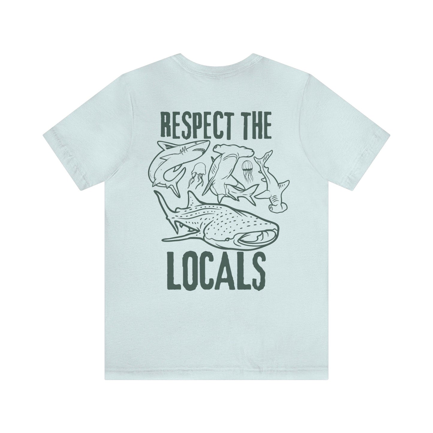 Respect The Locals Shark Tee V3