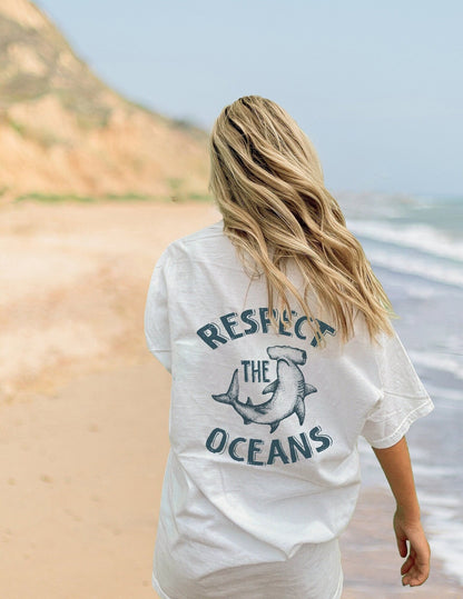 Respect The Oceans Hammerhead Tee