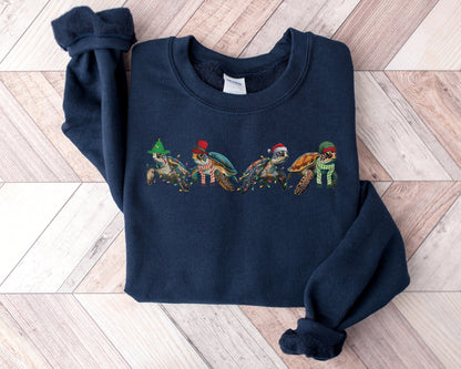 Christmas Turtle Hoodie