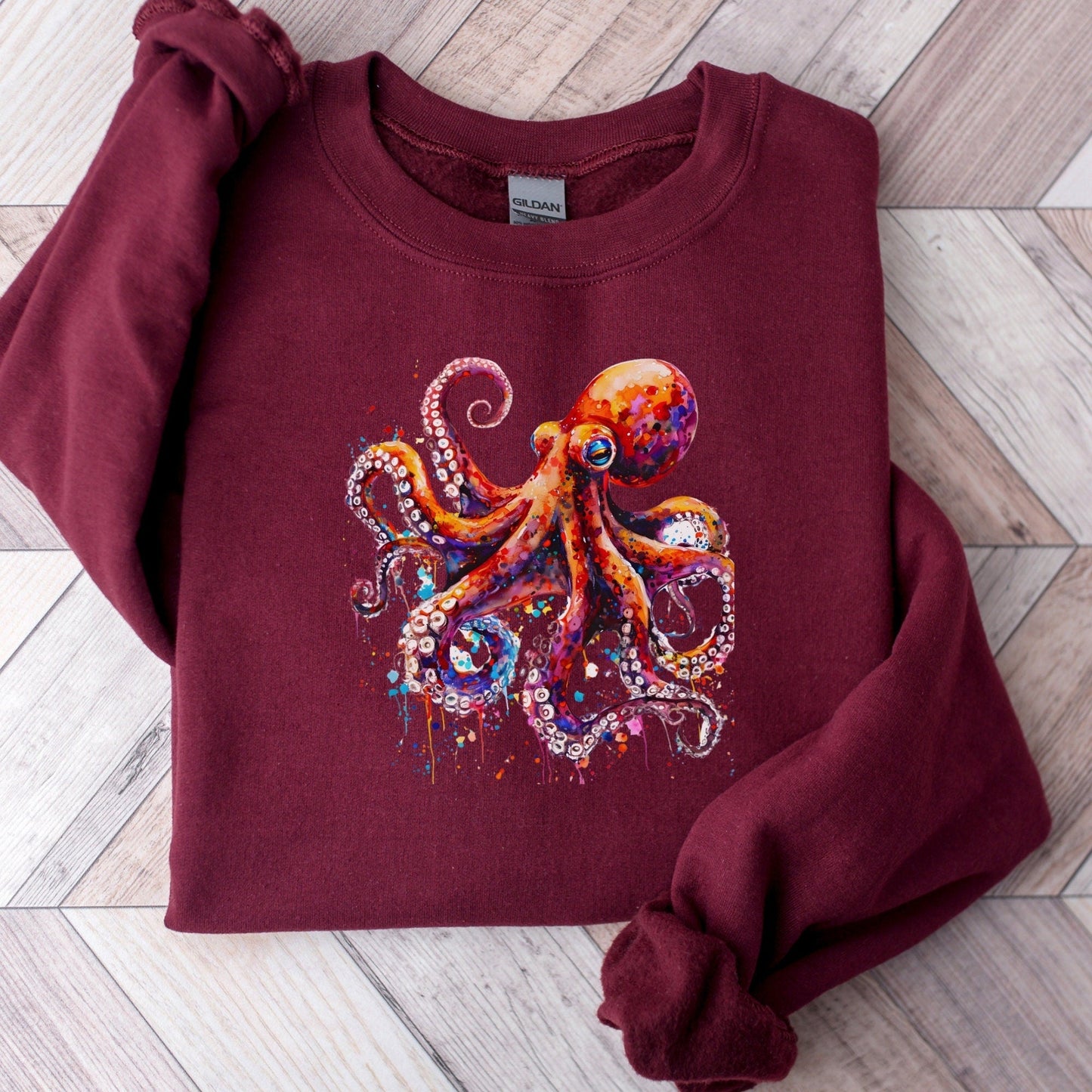 Octopus Vibrant Sweater