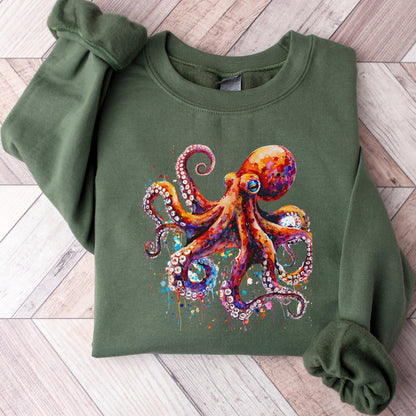 Octopus Vibrant Sweater