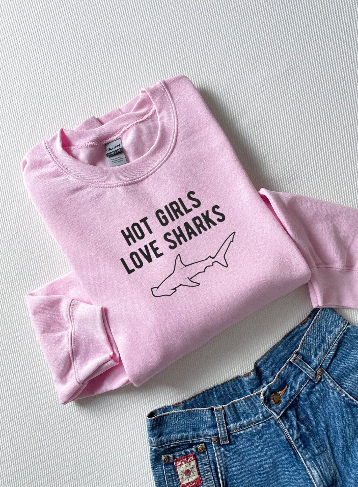 Hot Girls Love Sharks Sweater