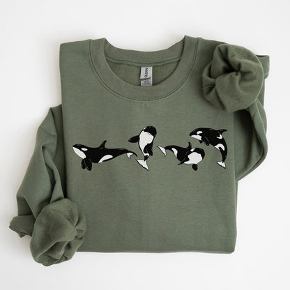 Orca Whale Sweatshirt V2