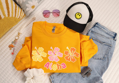 Aloha Flower Sweater