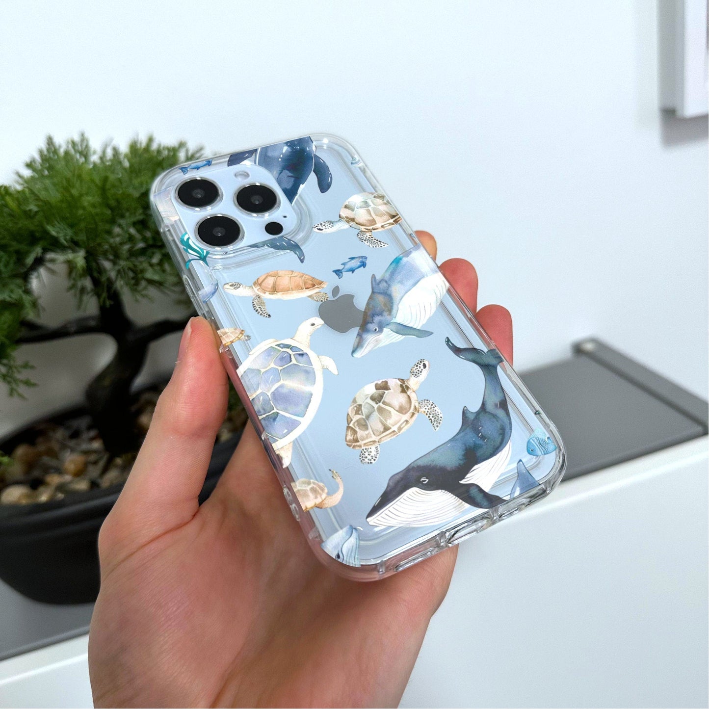 Whale Turtle Phone Case