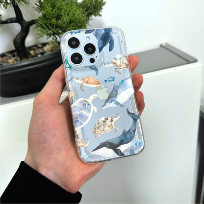 Whale Turtle Phone Case