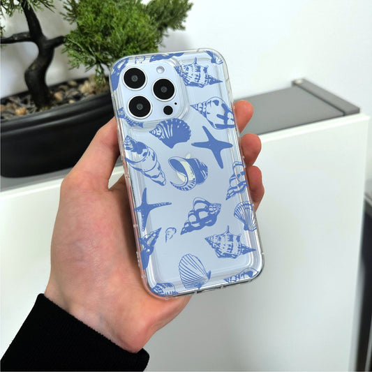 Blue Seashell Phone Case