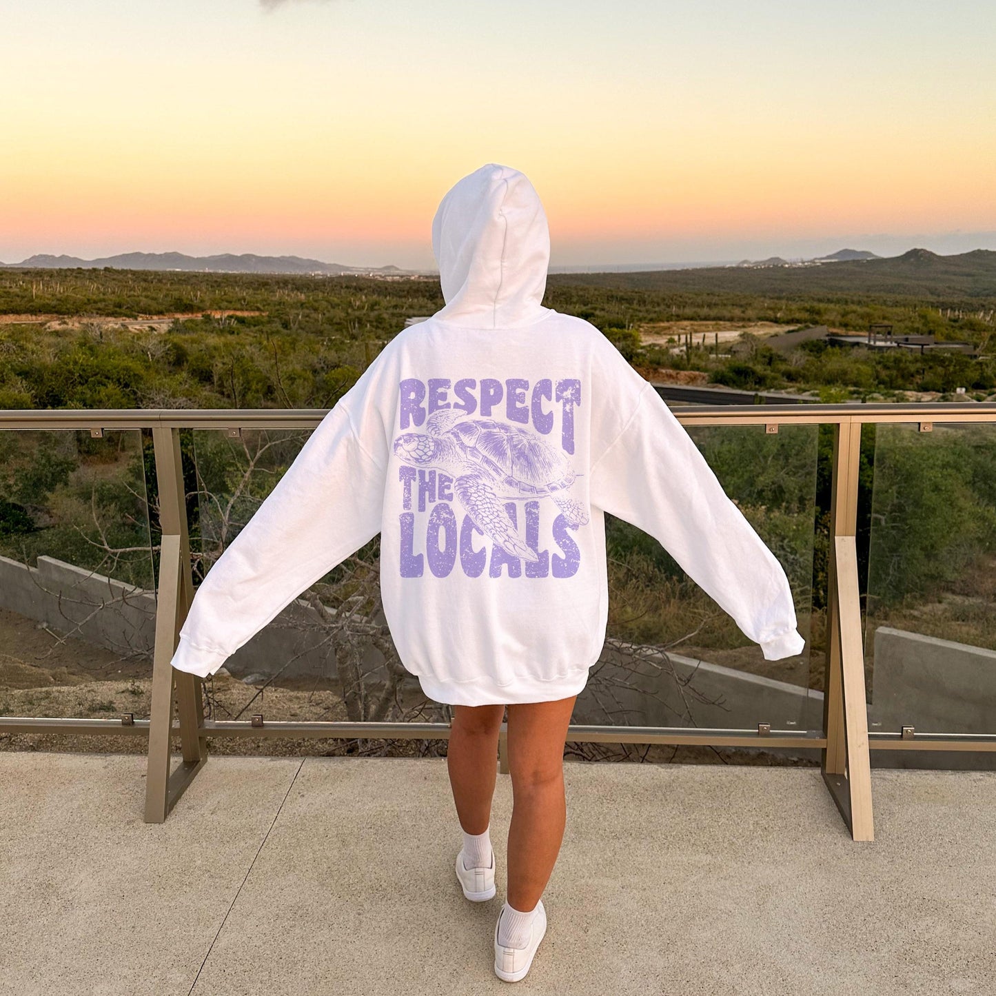 Respect The Locals Turtle Hoodie V2