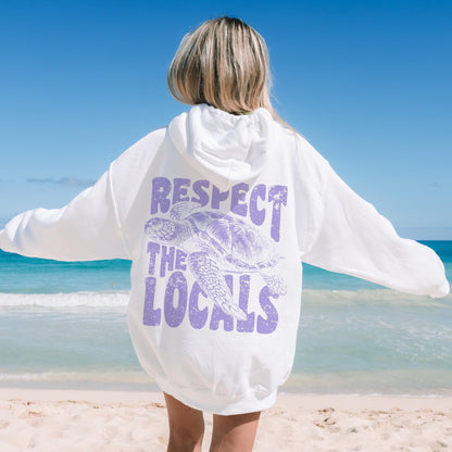 Respect The Locals Turtle Hoodie V2