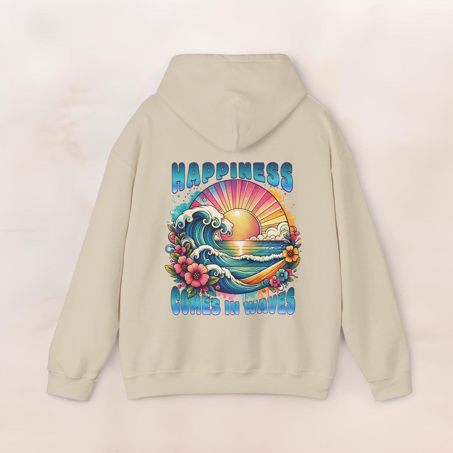 Happiness Comes In Waves Hoodie V6