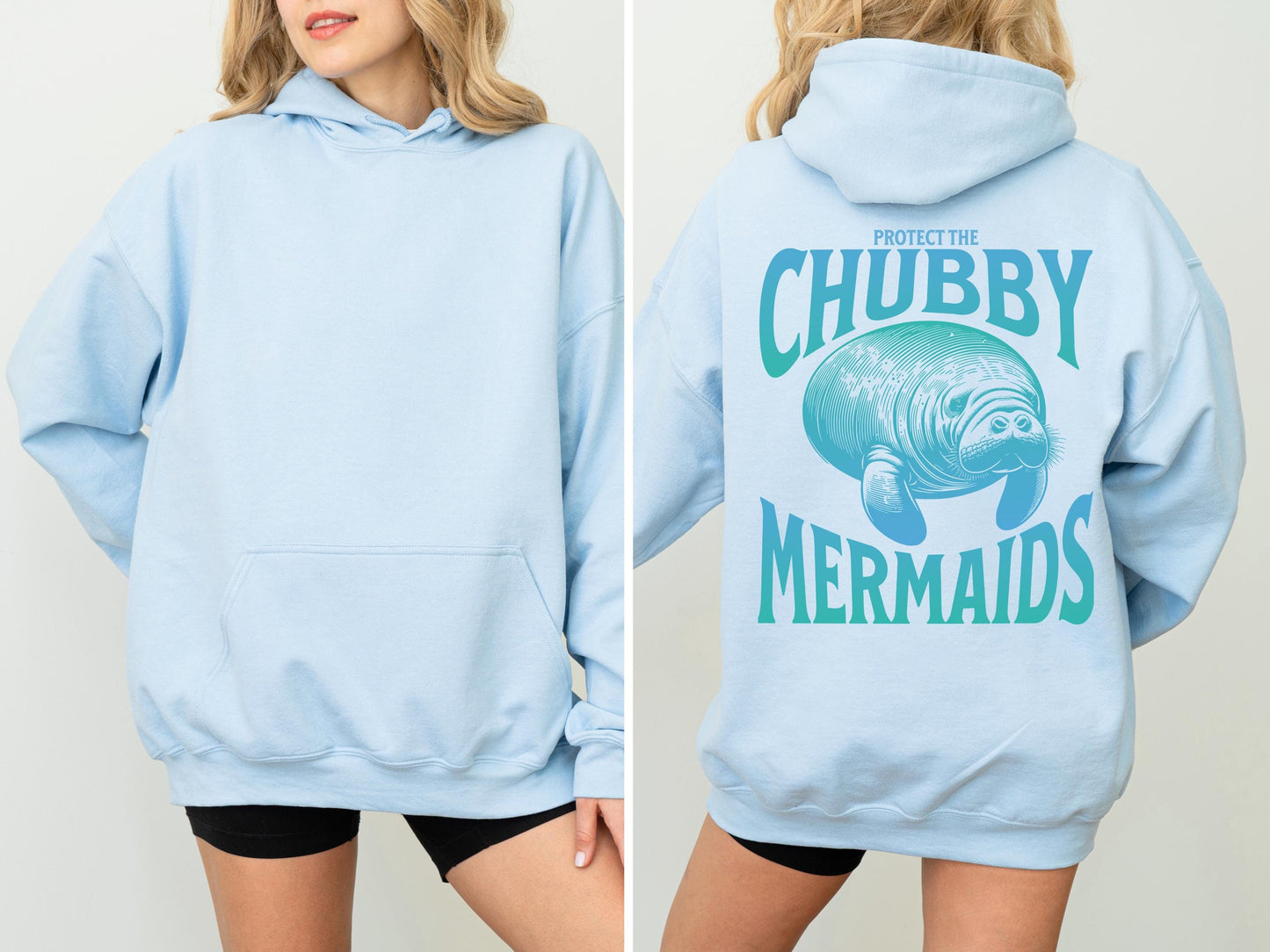 Protect The Chubby Mermaids Hoodie