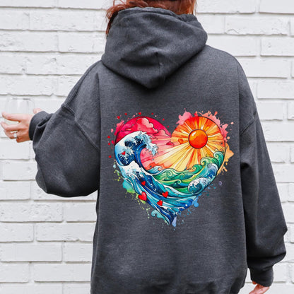 Heart Wave Hoodie