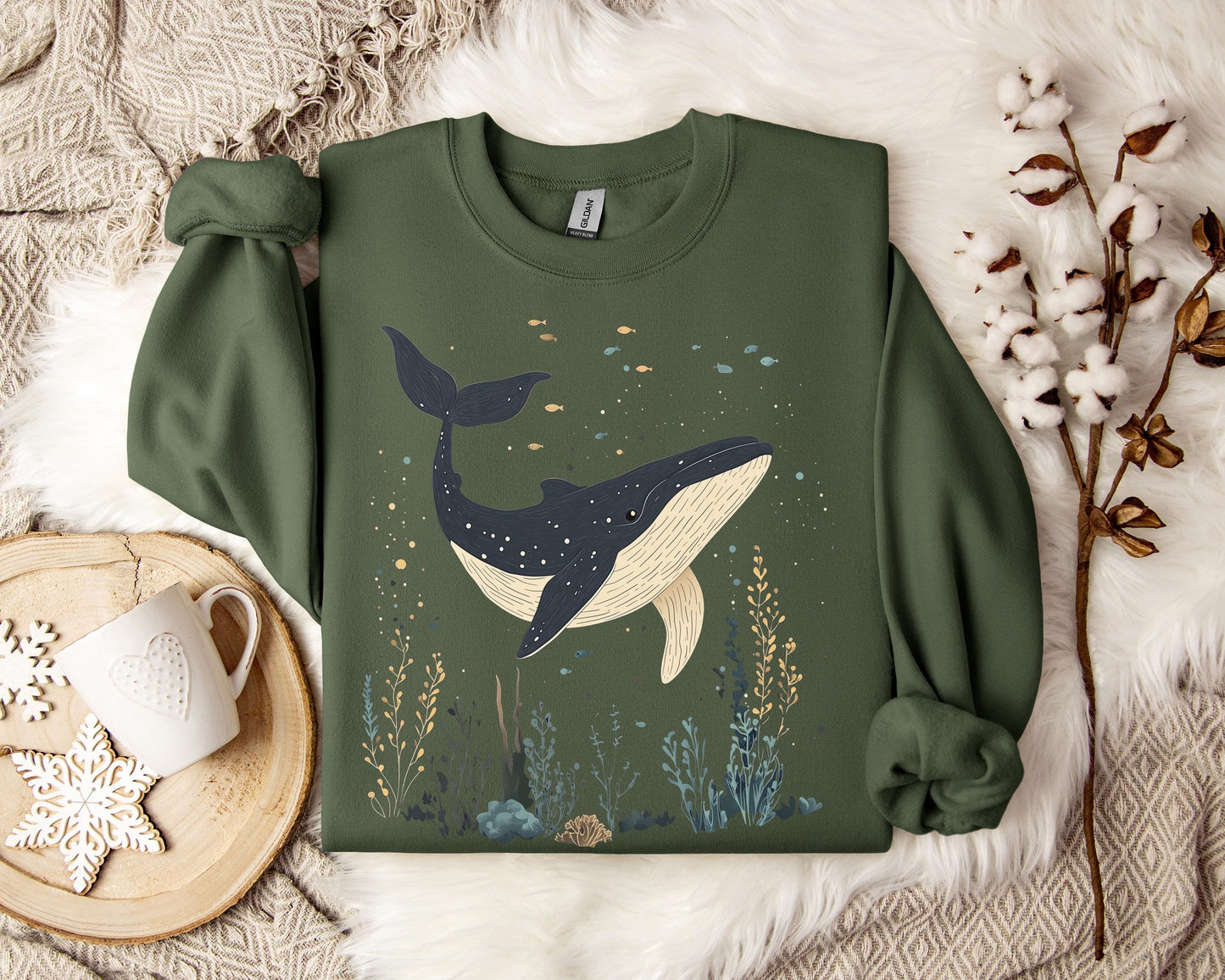 Ocean Whale Sweatshirt V7