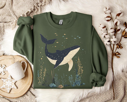 Ocean Whale Sweatshirt V7