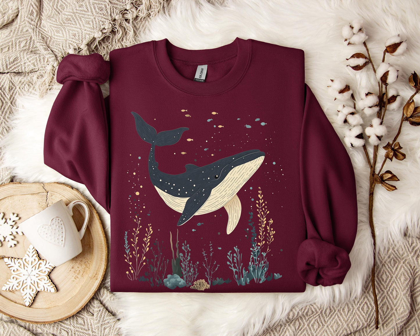 Ocean Whale Sweatshirt V7