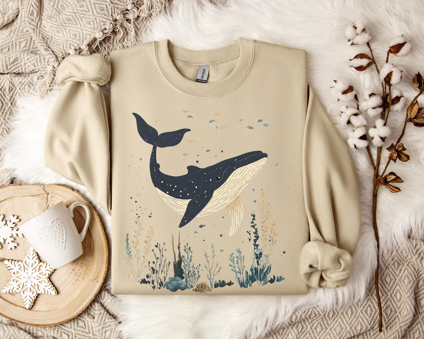 Ocean Whale Sweatshirt V7
