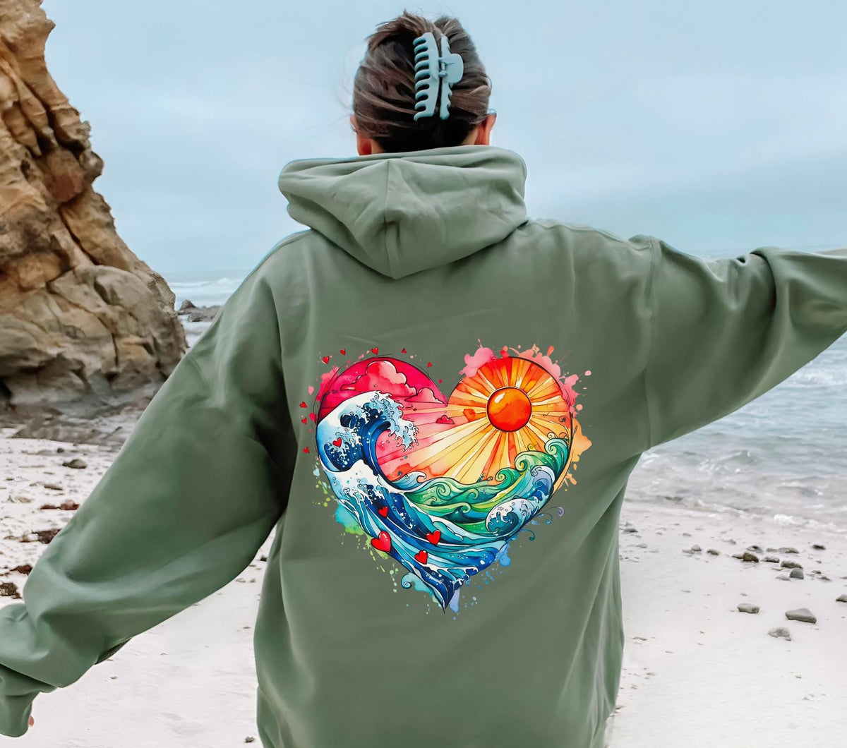 Heart Wave Hoodie