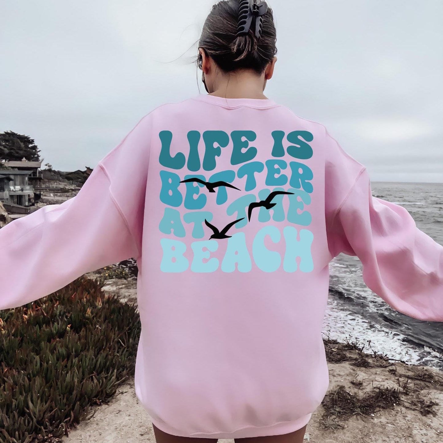 Life Is Better Sweater New