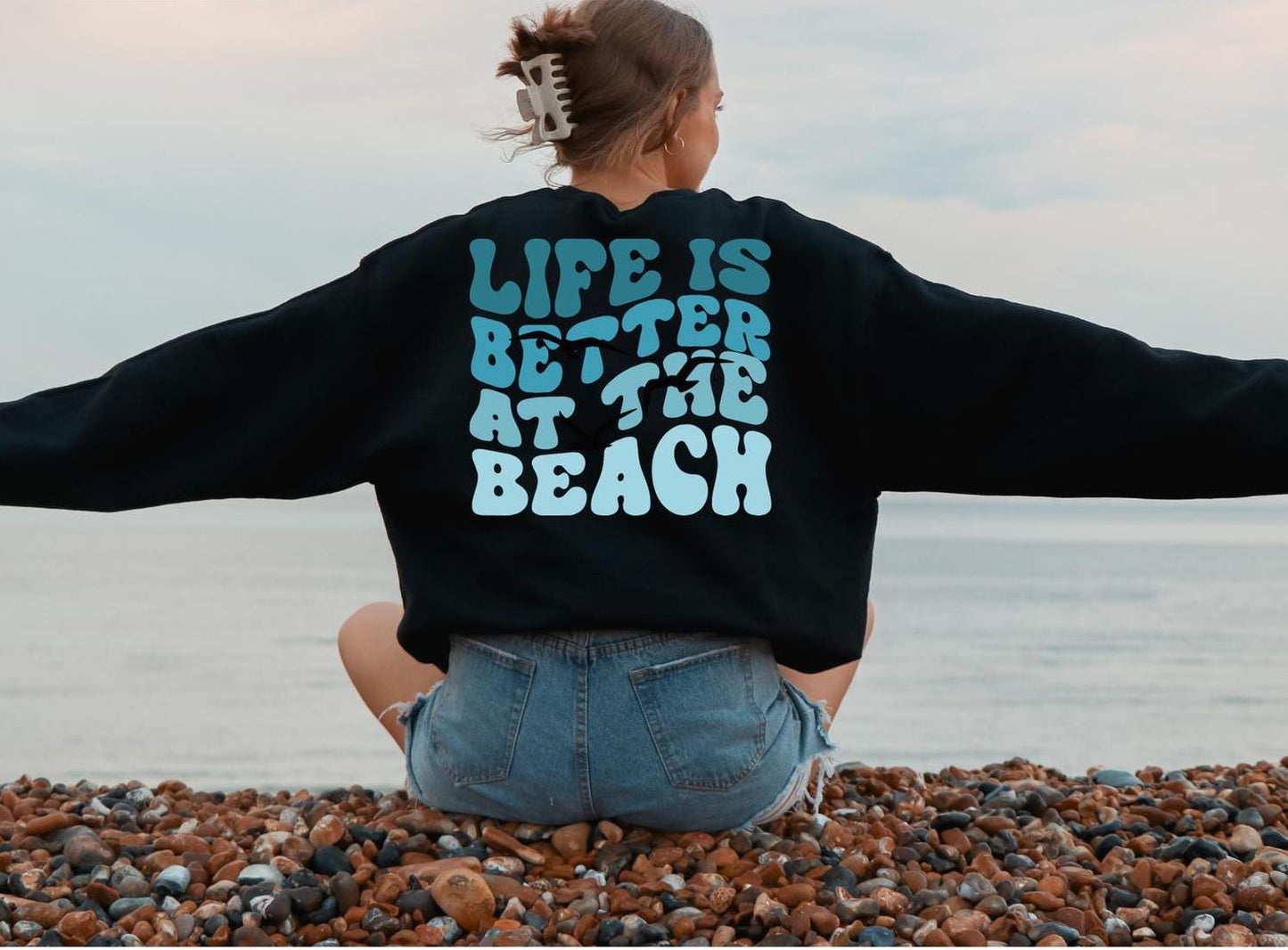 Life Is Better Sweater New