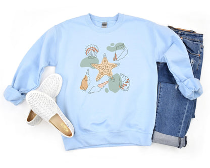 The Sea Shells Graphic Sweatshirt