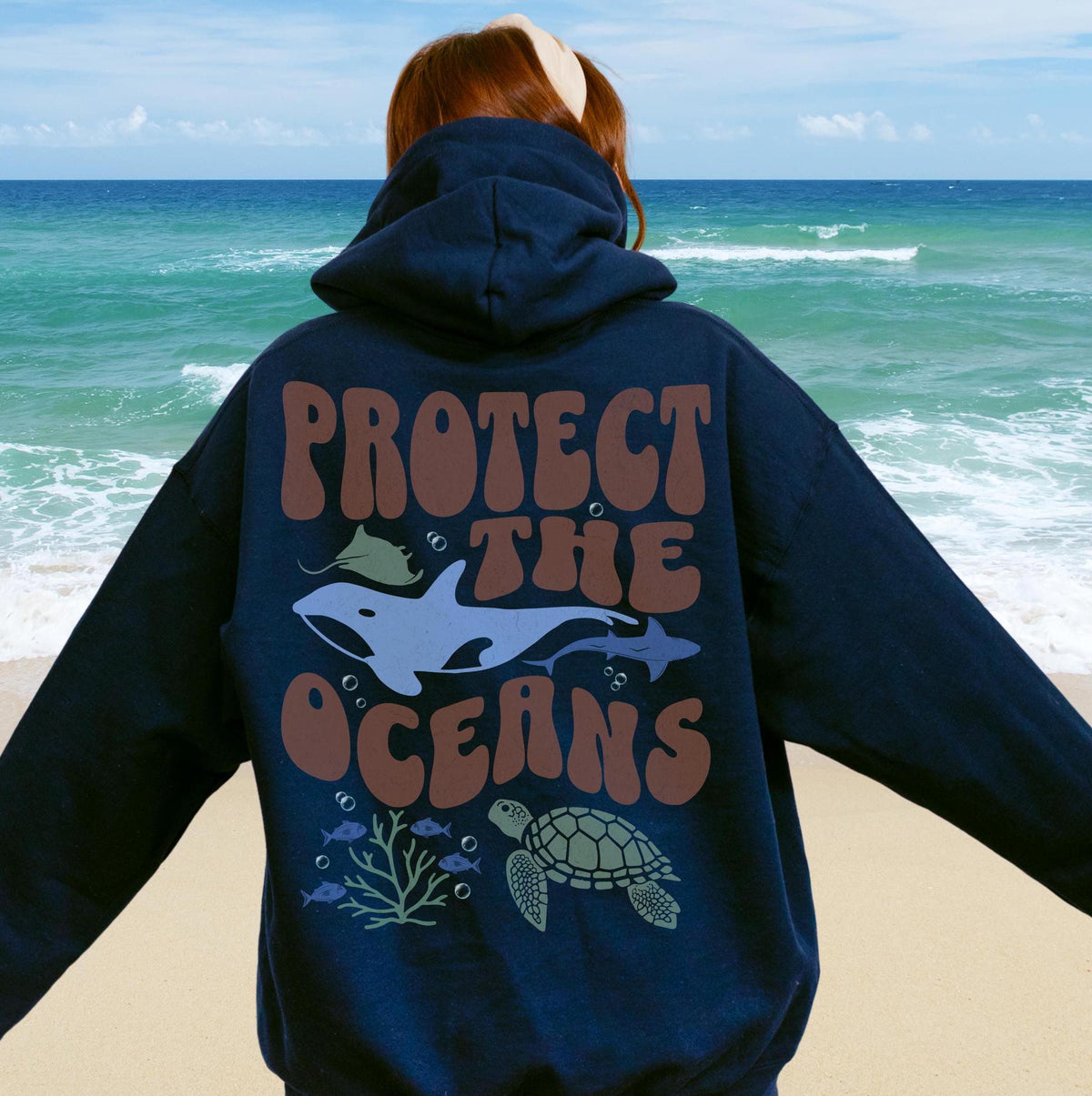 Protect The Oceans Orca Hoodie